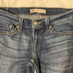 Levi’s 524 Too Superlow Women’s straight/skinny leg jeans, Medium blue